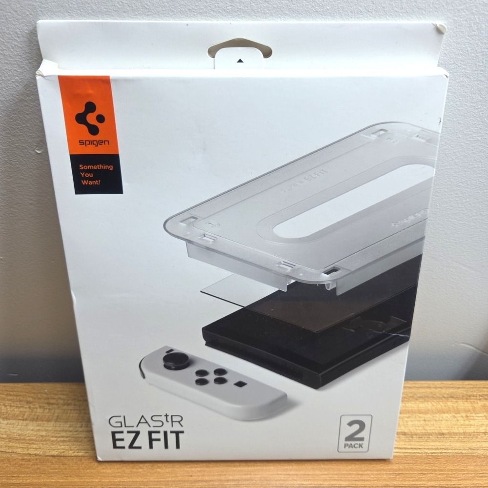 Spigen Nintendo Switch OLED [ EZFIT GLAStR ]‎ Slim Screen Protector AGL03829